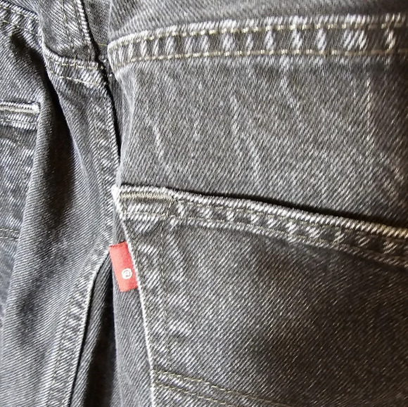 Levi's 501 Black Denim Jeans Original Fit Big & Tall Men's Size 38 x 30 - Picture 8 of 11